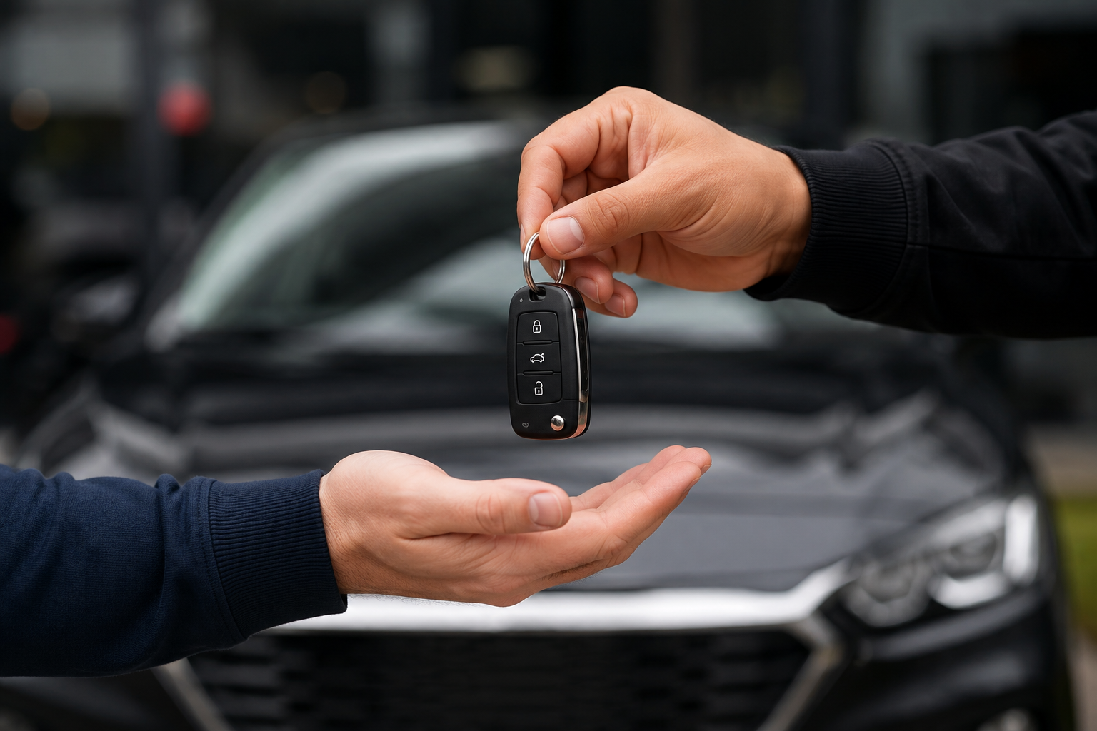 Entrega de llaves de un vehículo consignado en ACS Automotriz