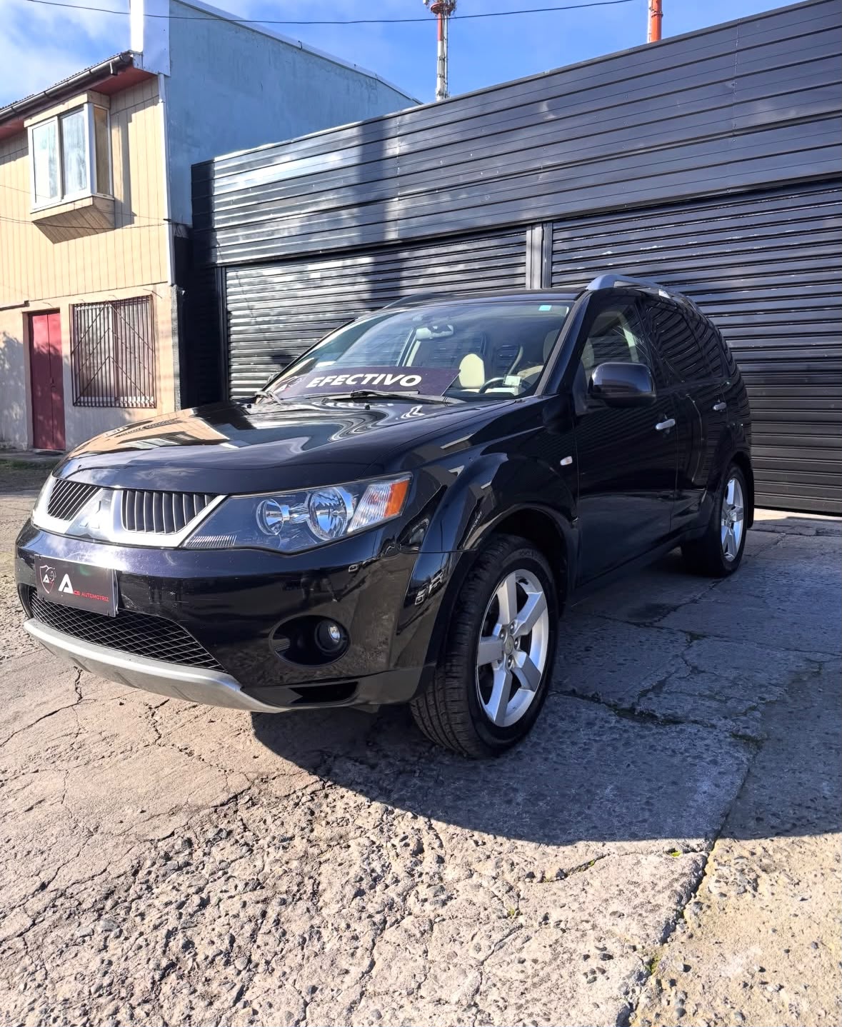 Mitsubishi Outlander 2008 automática color negro