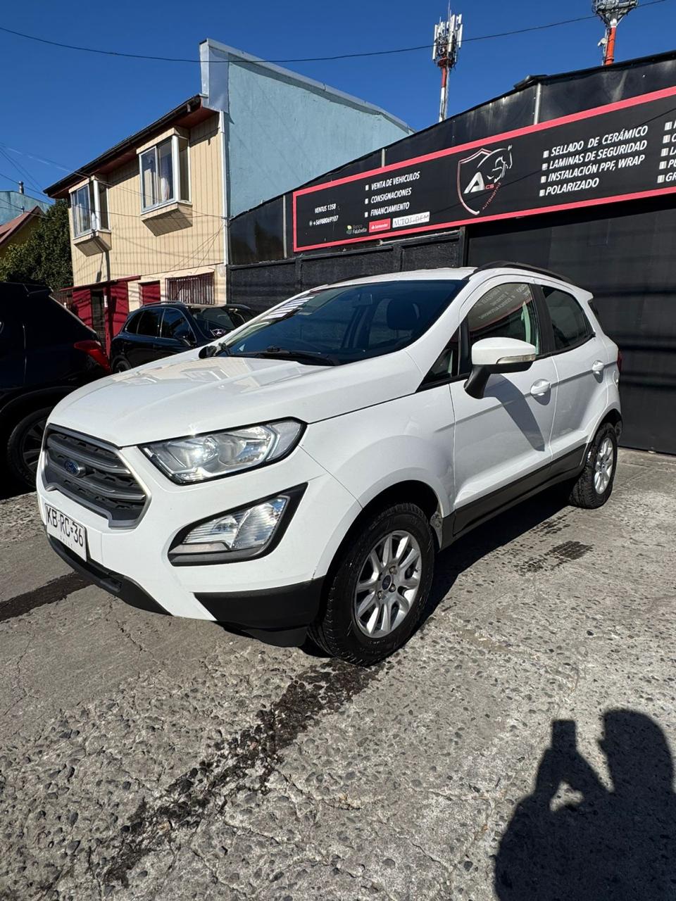Ford Ecosport 2018 MT 1.6 blanco vendido